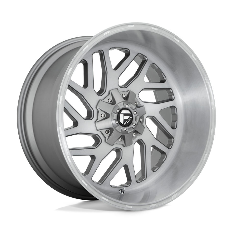 Fuel 1PC D715 TRITON PLATINUM Brushed Gun Metal Tinted Clear Wheel