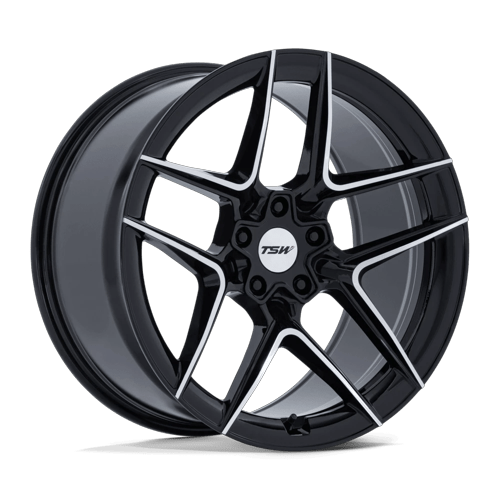 TSW TW008 SLIPSTREAM GLOSS BLACK MACHINED