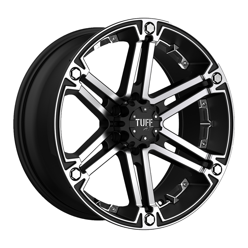 Tuff T01 Flat Black W/ Machined Face Wheel