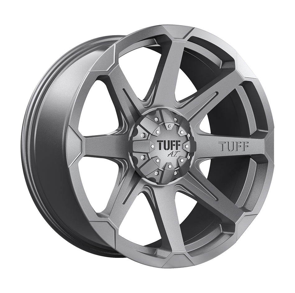 Tuff T05 Flat Gunmetal Wheel