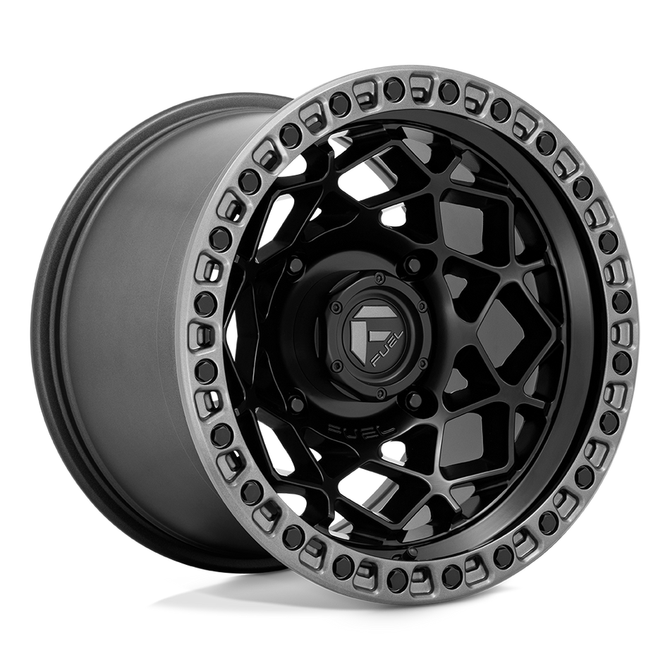 Fuel UTV D783 UNIT UTV Matte Black With Gunmetal Ring Wheel