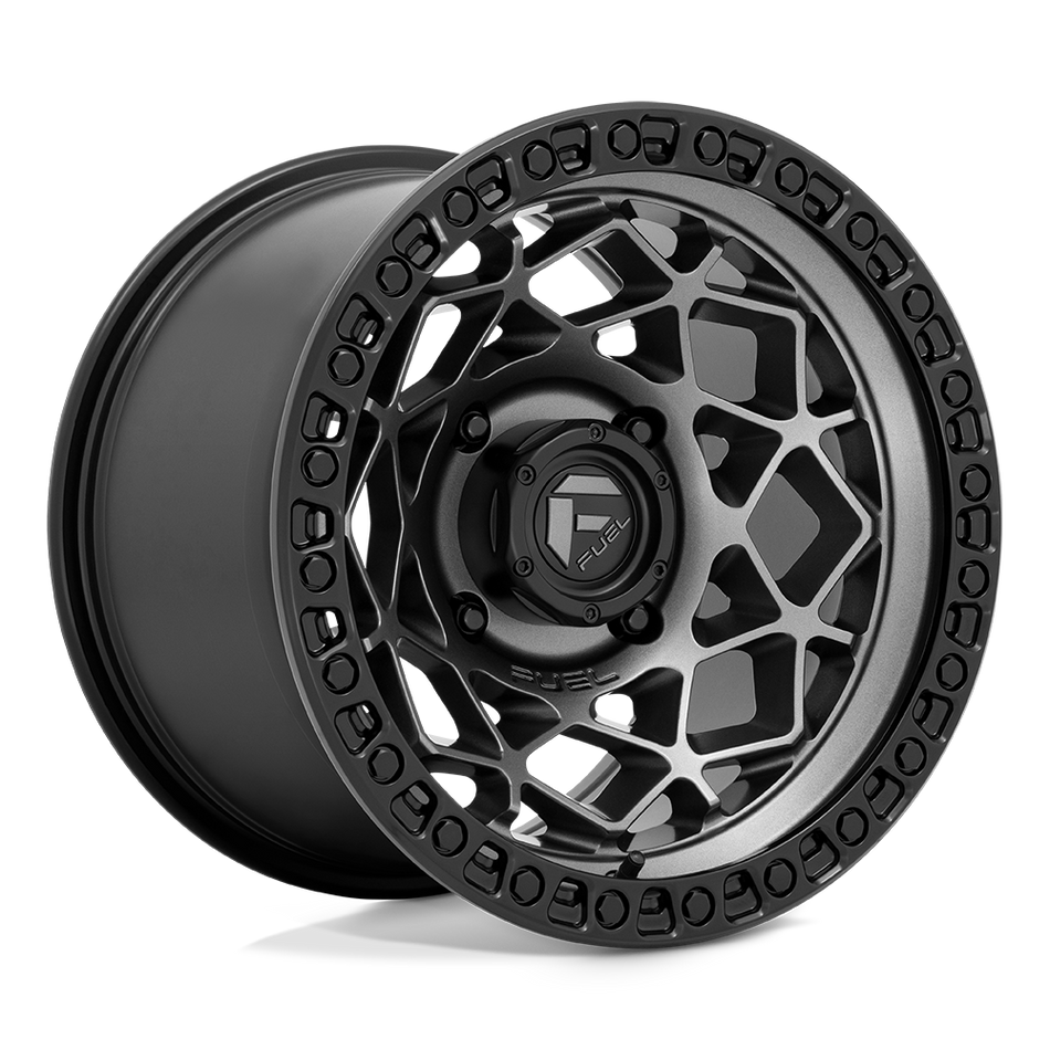 Fuel UTV D784 UNIT UTV Gunmetal With Matte Black Ring Wheel