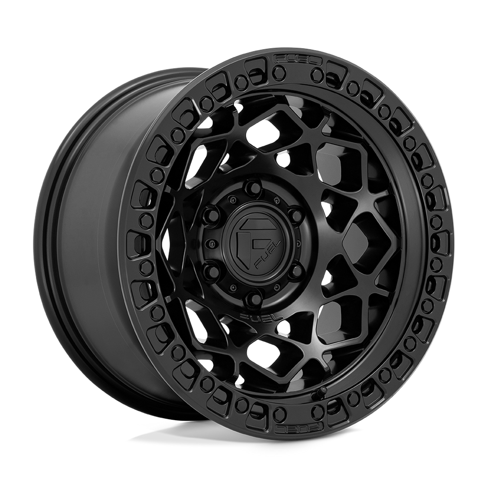 Fuel 1PC D786 UNIT Matte Black With Matte Black Ring Wheel