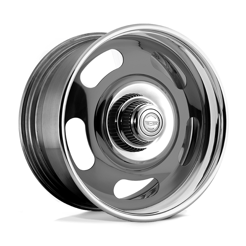 American Racing Vintage VN327 RALLY Two-Piece Gray Center Polished Barrel Wheel