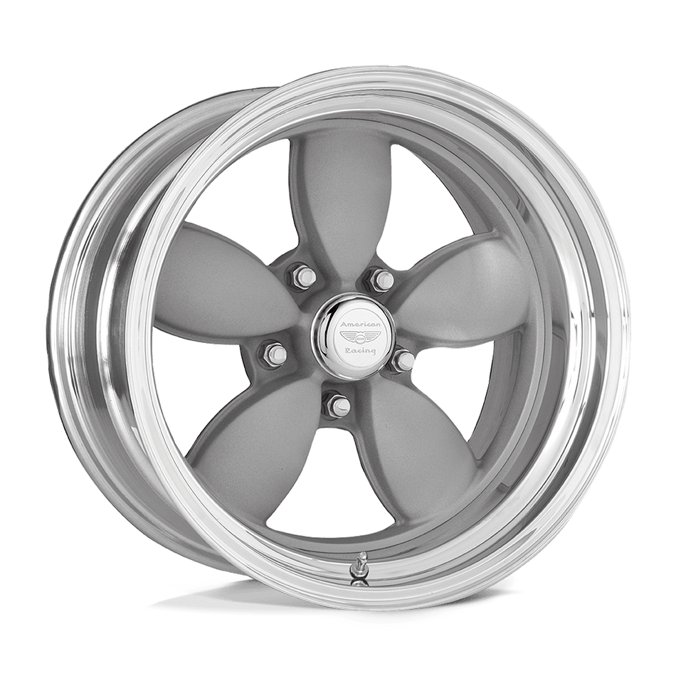 American Racing Vintage VN402 CLASSIC 200S Two-Piece Vintage Silver Center Polished Barrel Wheel