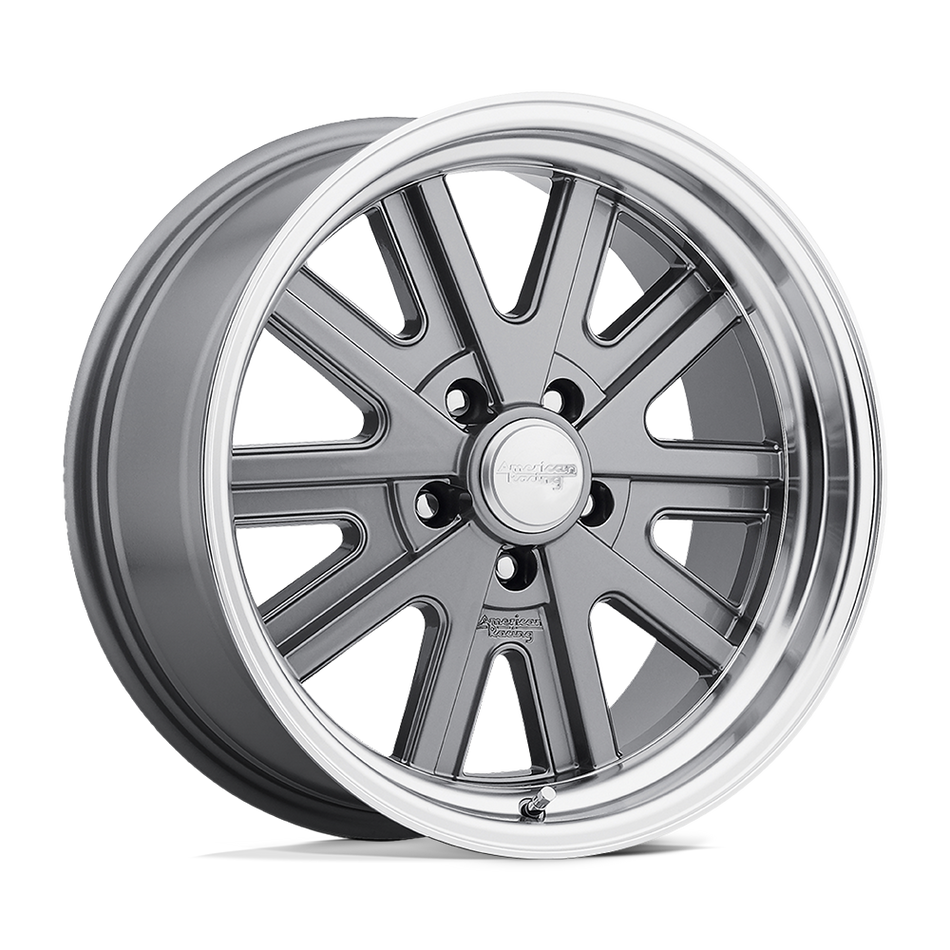 American Racing Vintage VN527 427 MONO CAST Mag Gray Machined Wheel