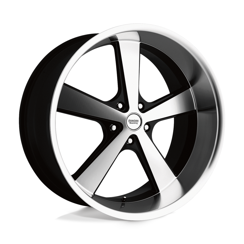 American Racing Vintage VN701 NOVA Gloss Black Machined Wheel