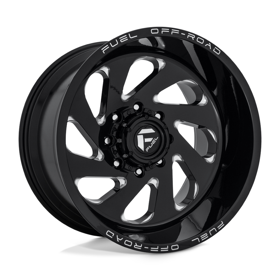 Fuel 1PC D637 VORTEX Gloss Black Milled Wheel