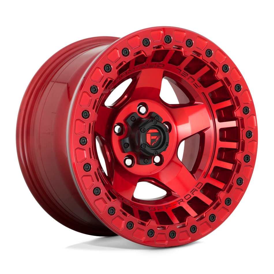 Fuel 1PC D117 WARP BEADLOCK Candy Red Wheel