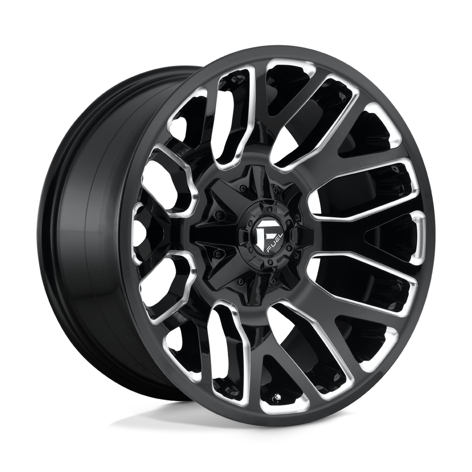 Fuel 1PC D623 WARRIOR Gloss Black Milled Wheel