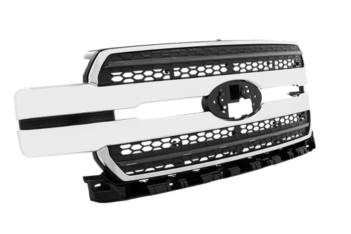 FORD F150Β  18-20 GRILLE CHROME WHT DRL