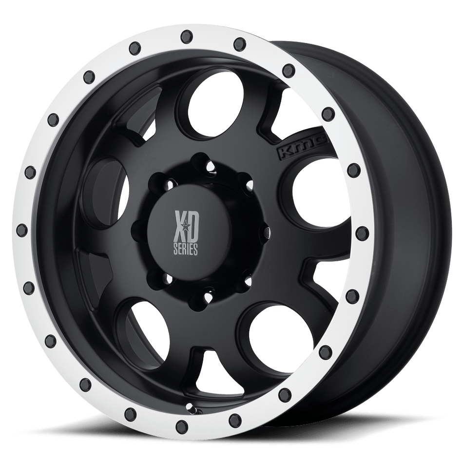 XD XD125 Matte Black With Machined Reinforcing Ring Wheel