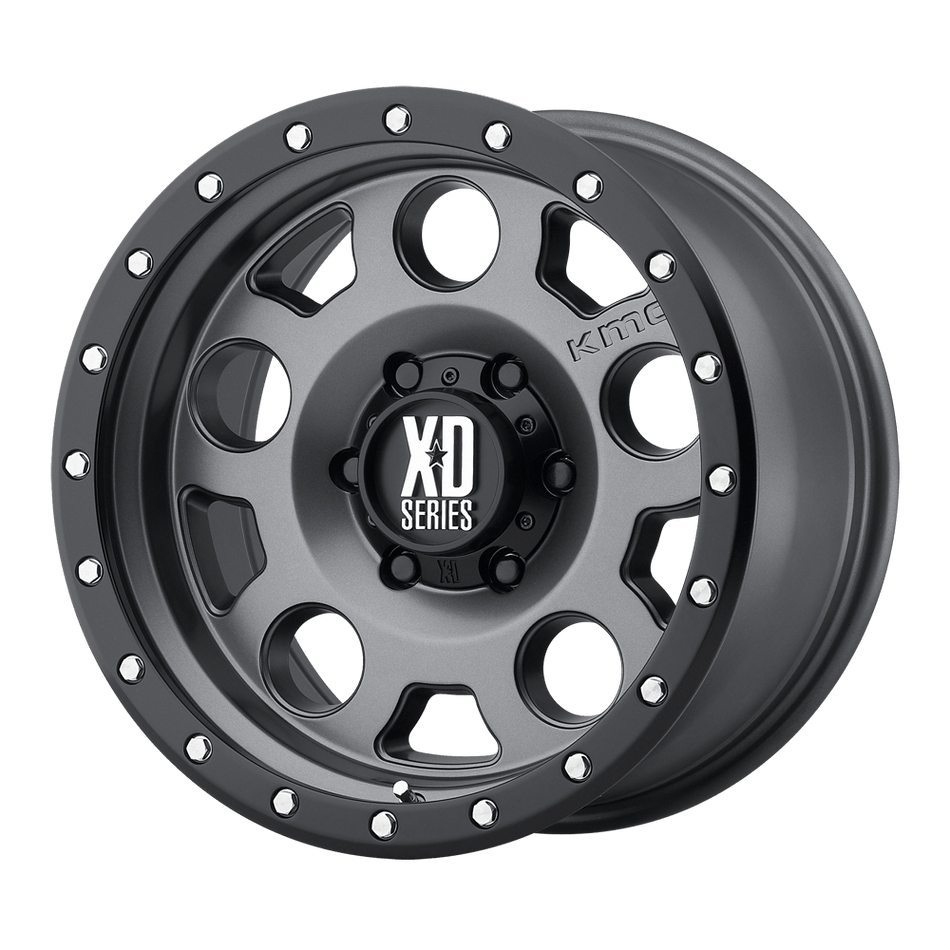 XD XD126 ENDURO PRO Matte Gray W Black Reinforcing Ring Wheel