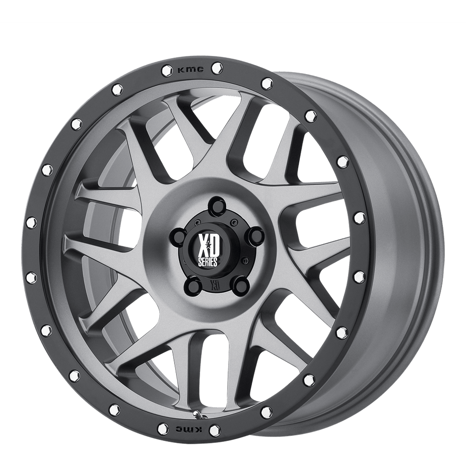 XD XD127 BULLY Matte Gray Black Ring Wheel