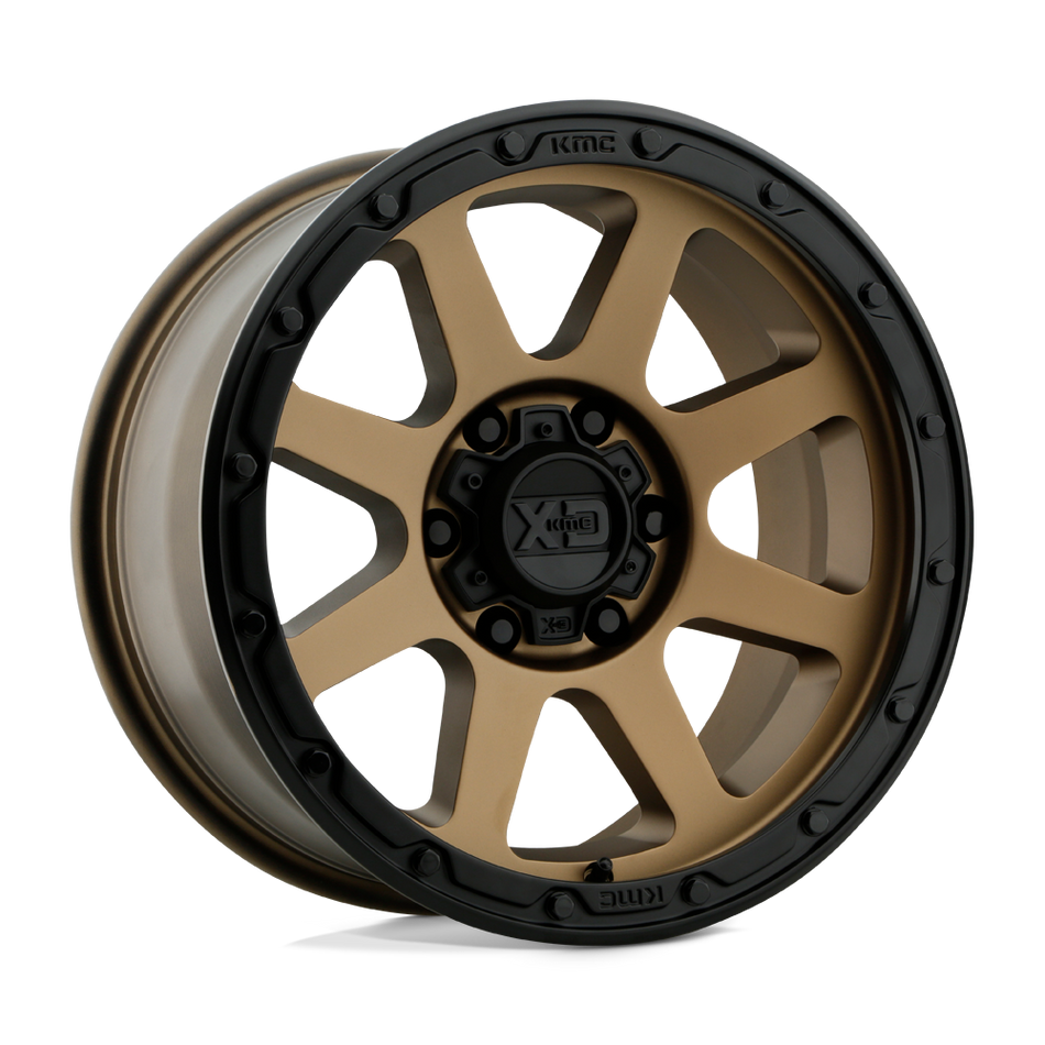 XD XD134 ADDICT 2 Matte Bronze Matte Black Lip Wheel