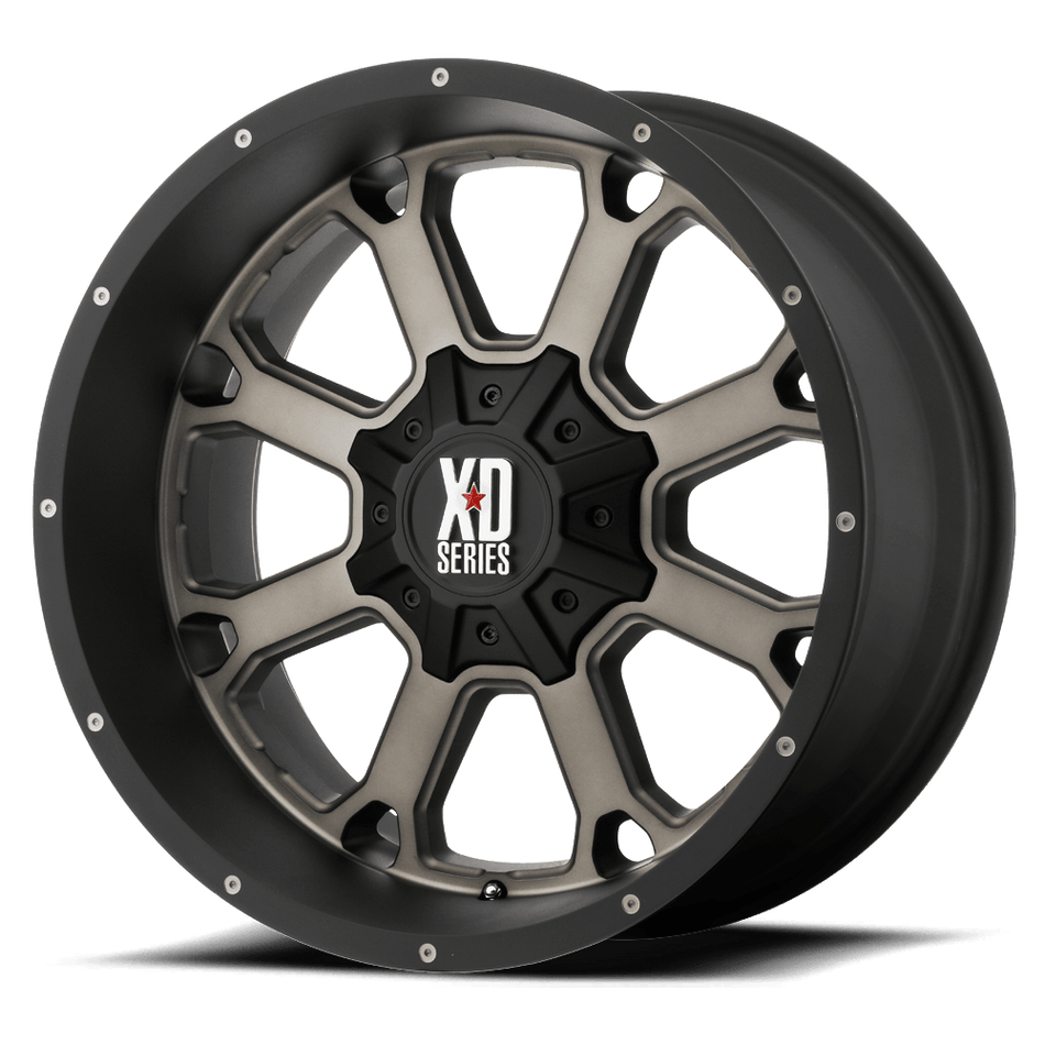XD XD825 BUCK 25 Matte Black Dark Tint Wheel