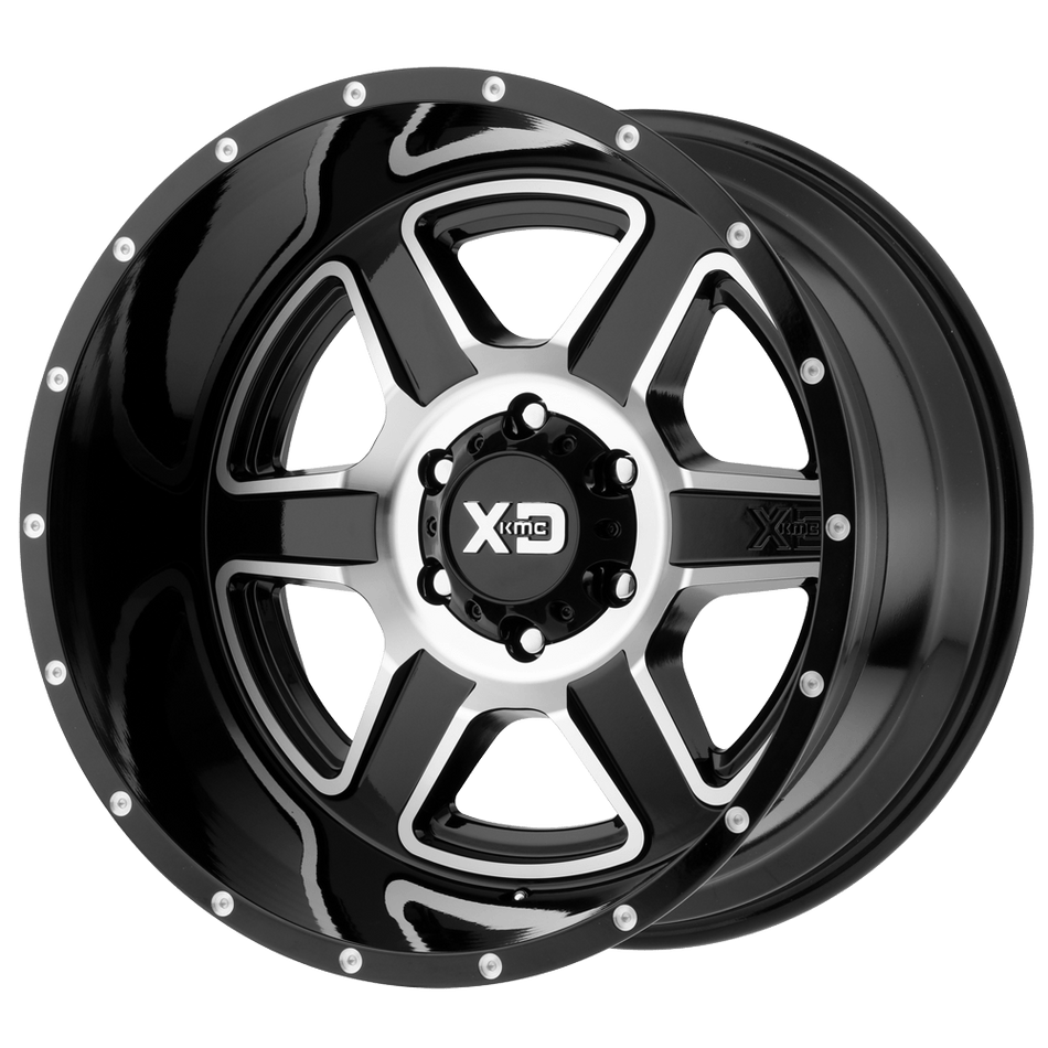 XD XD832 FUSION Gloss Black Machined Wheel