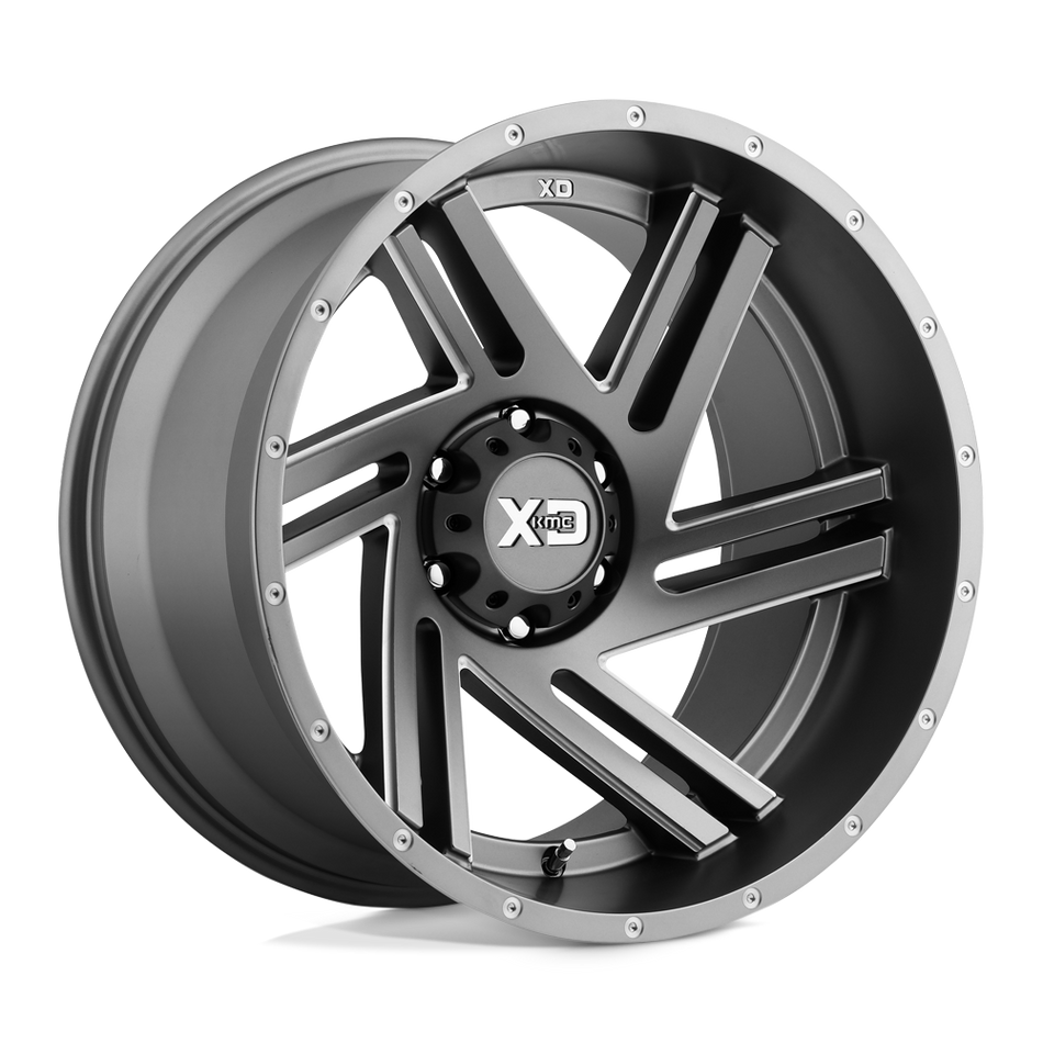 XD XD835 SWIPE Satin Gray Milled Wheel