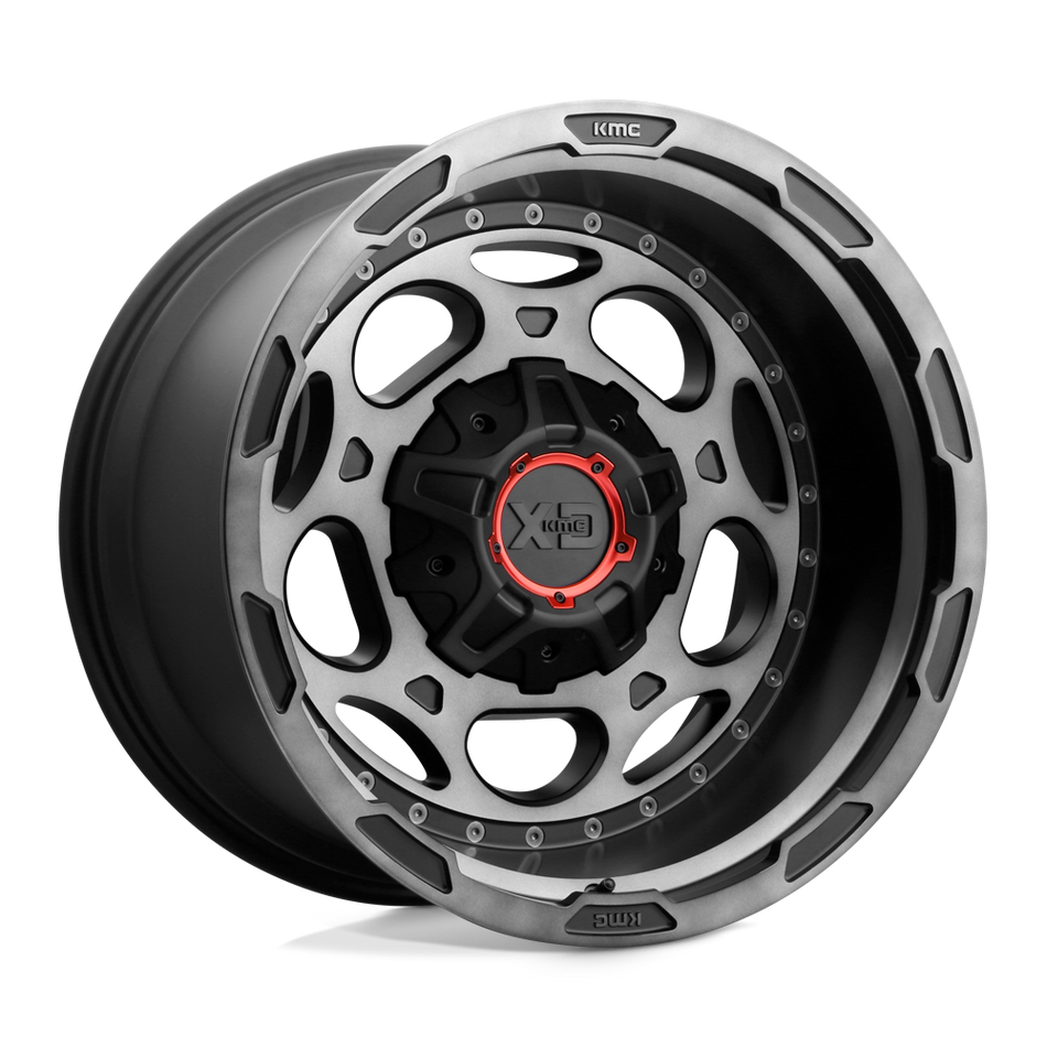 XD XD837 DEMODOG Satin Black Gray Tint Wheel
