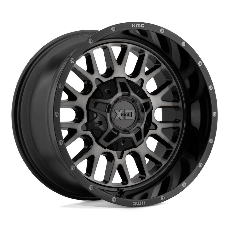 XD XD842 SNARE Gloss Black Gray Tint Wheel