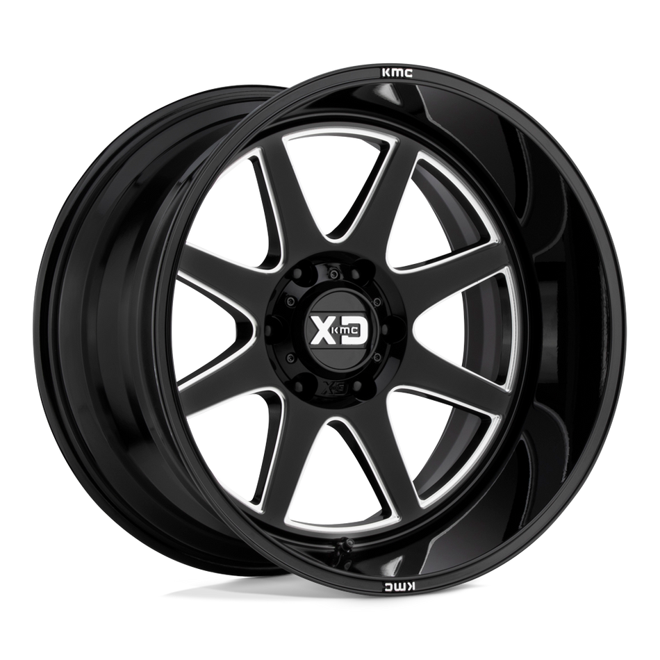 XD XD844 PIKE Gloss Black Milled Wheel