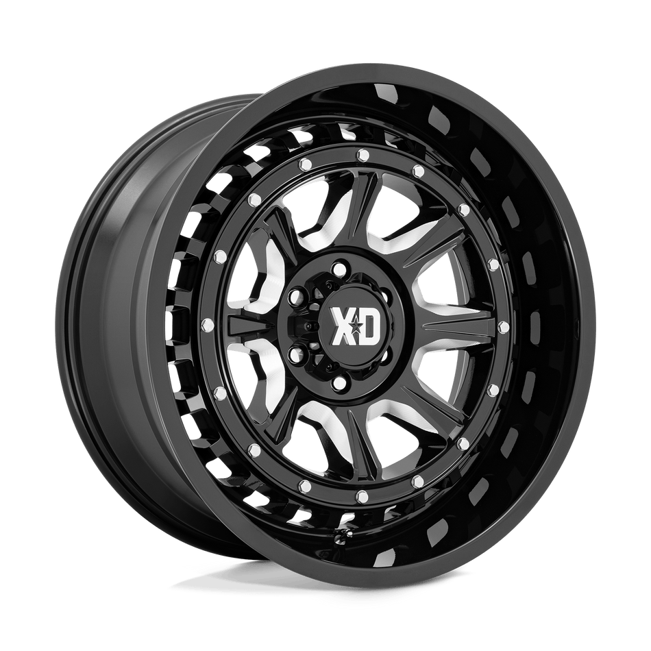 XD XD866 OUTLANDER Gloss Black Milled Wheel