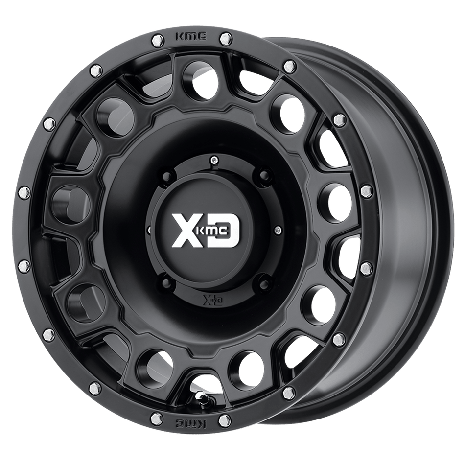 XD Powersports XS129 HOLESHOT Satin Black Wheel
