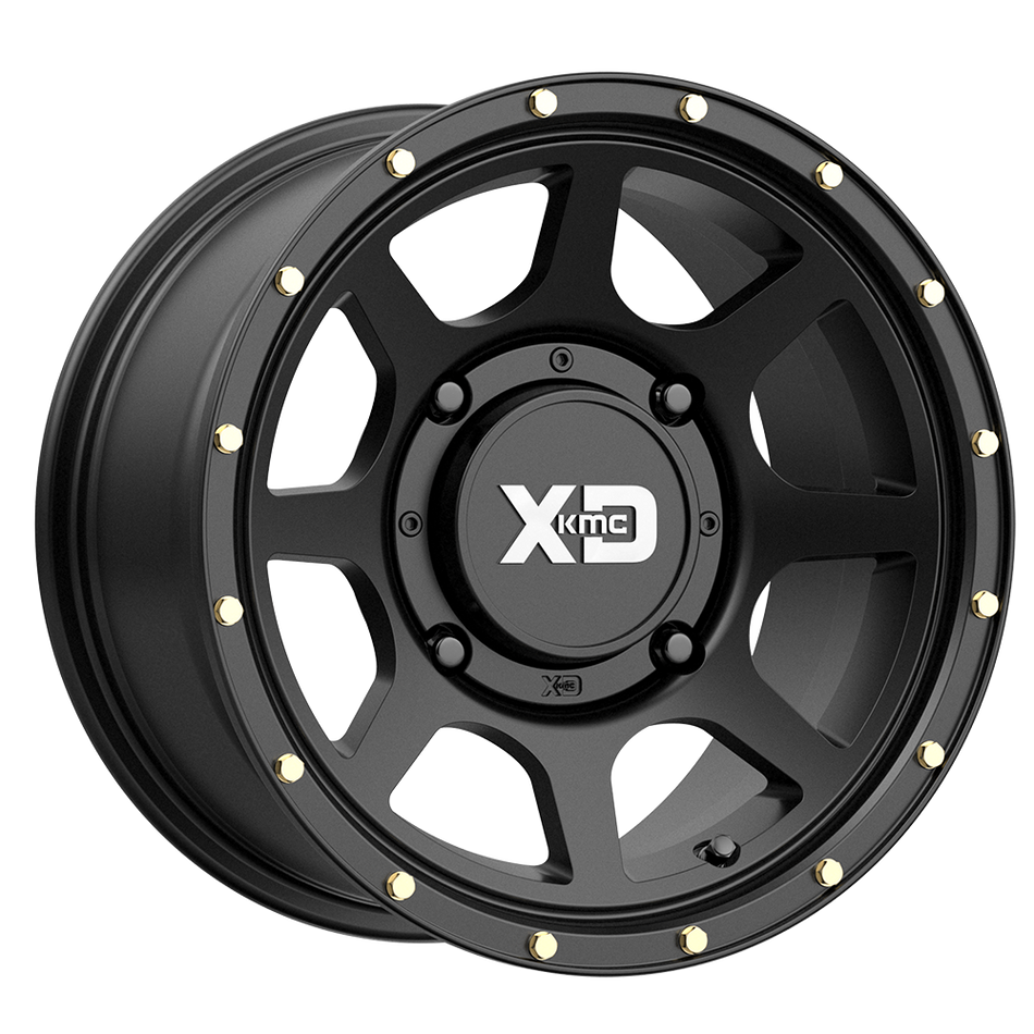 XD Powersports XS134 ADDICT 2 Satin Black Wheel