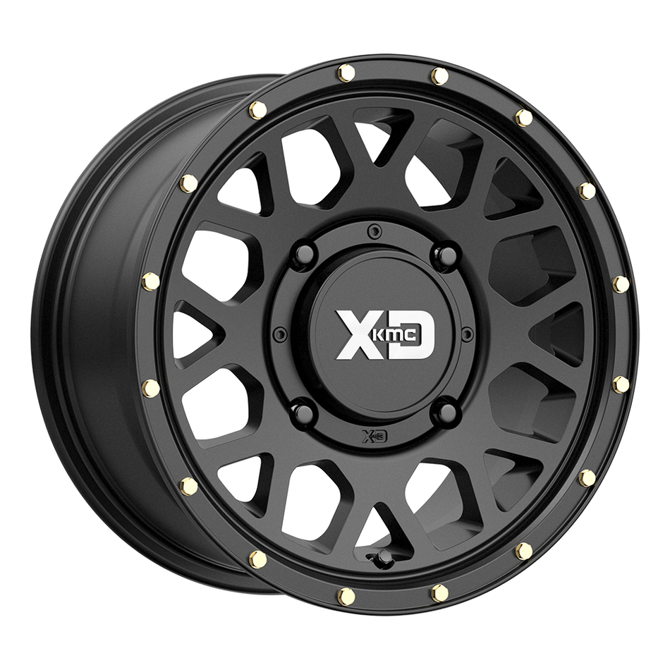 XD Powersports XS135 GRENADE Satin Black Wheel