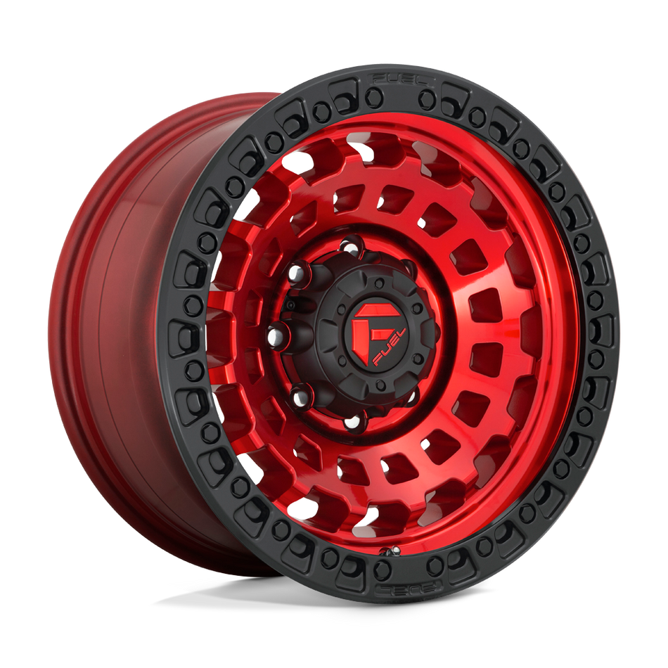 Fuel 1PC D632 ZEPHYR Candy Red Black Bead Ring Wheel