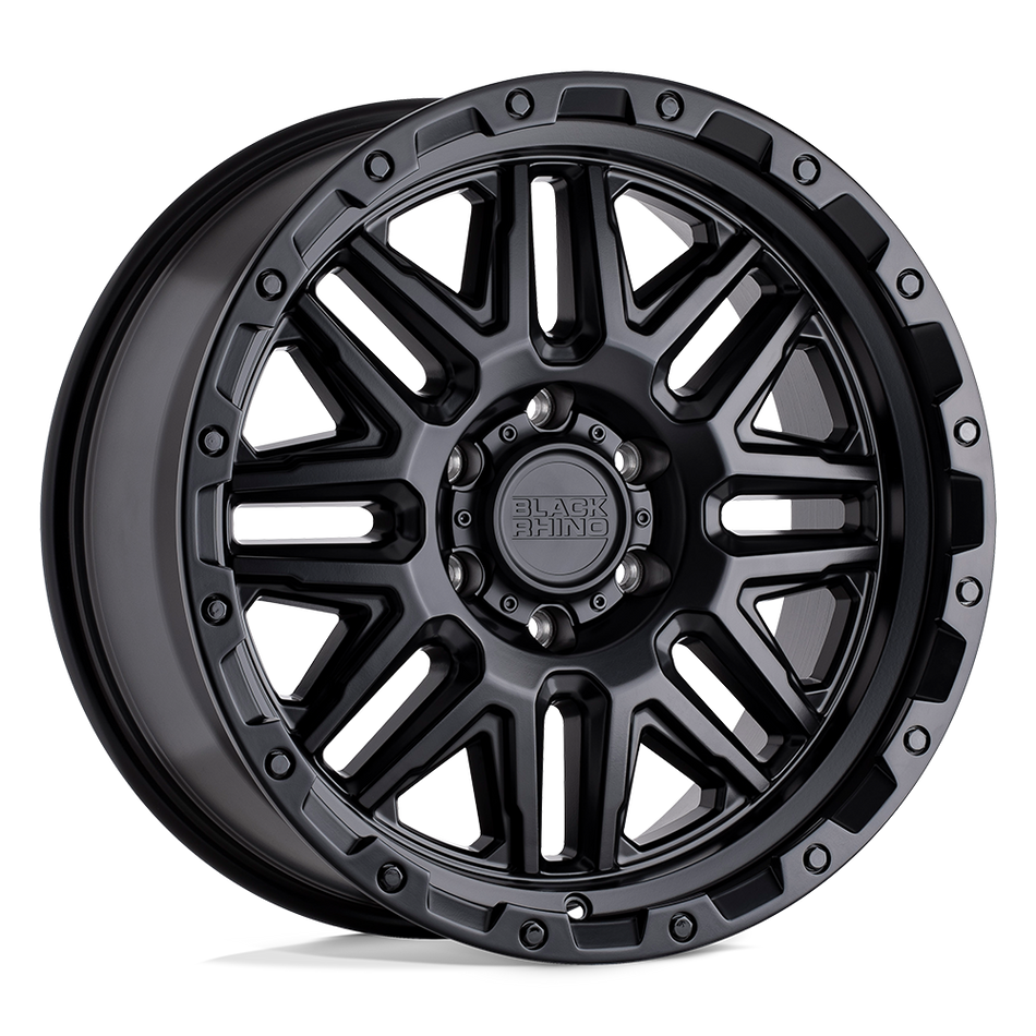 Black Rhino Hard Alloys ALAMO Matte Black W/ Black Bolts Wheel