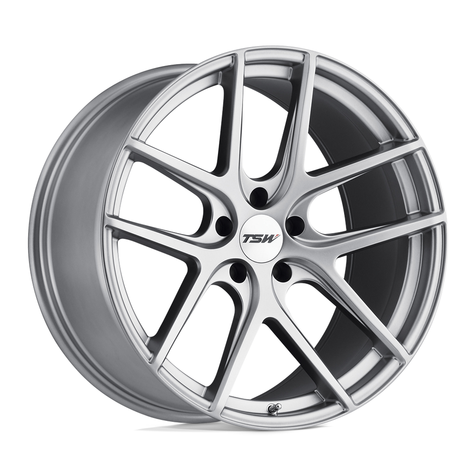 TSW GENEVA Matte Titanium Silver Wheel