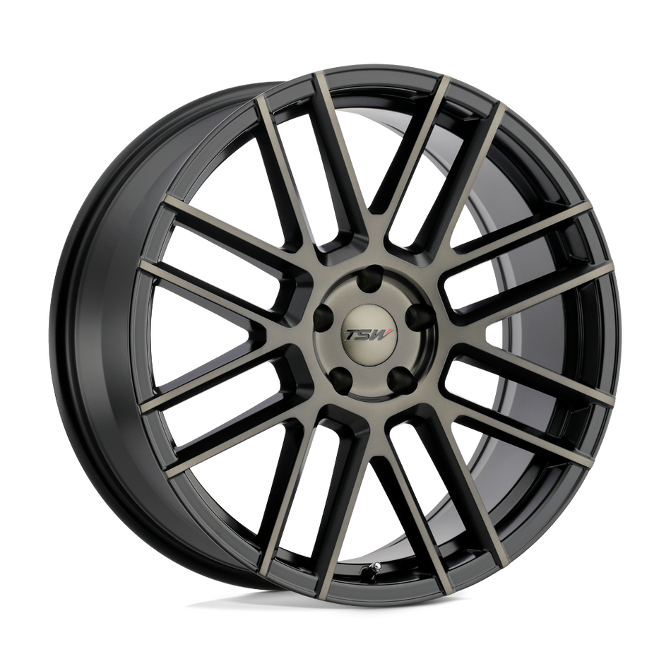 TSW MOSPORT Matte Black W/ Machine Face & Dark Tint Wheel