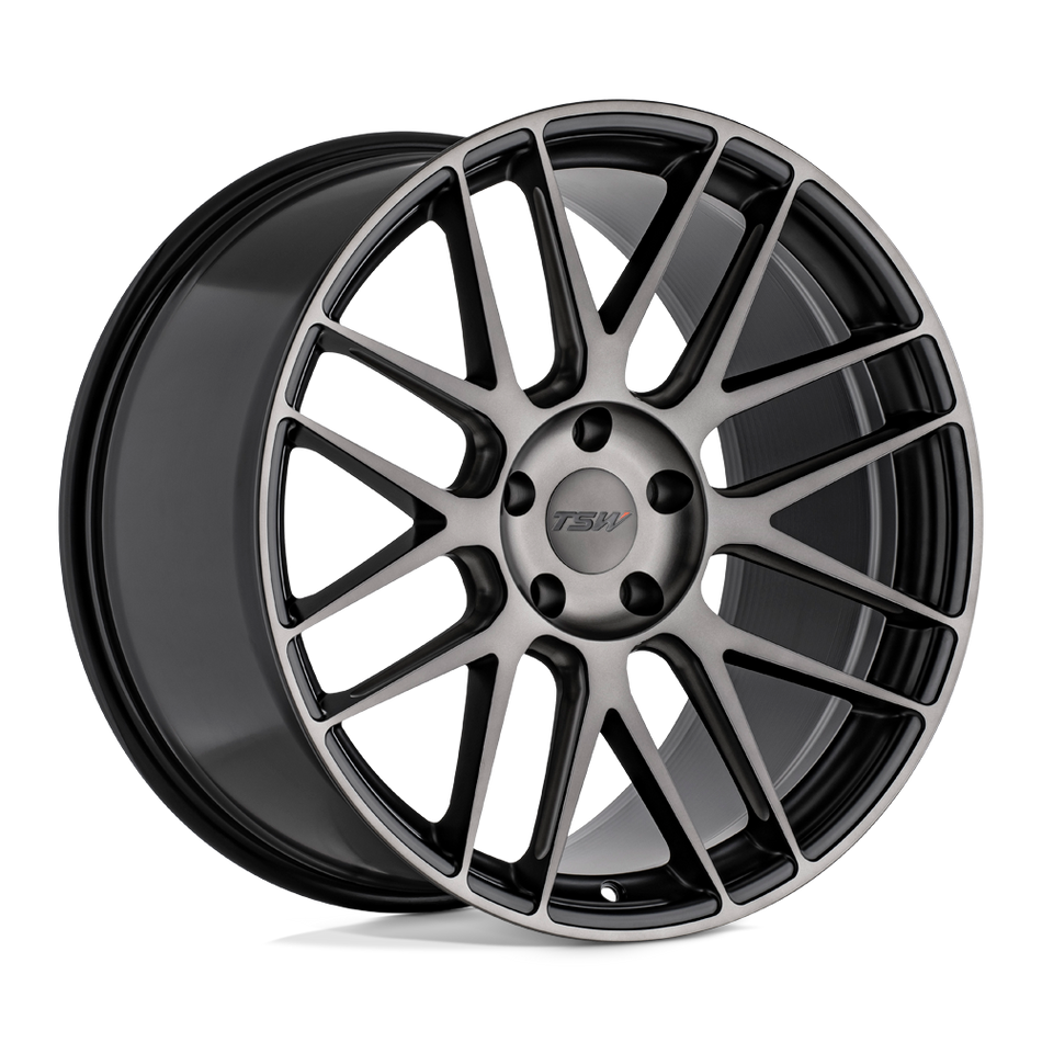 TSW NORD Semi Gloss Black Milled-Machined Dark Tint Face Wheel