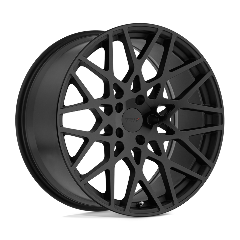 TSW VALE Double Black - Matte Black W/ Gloss Black Face Wheel