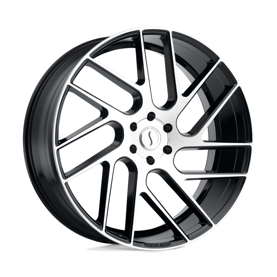 Status JUGGERNAUT Gloss Black W/ Machined Face Wheel