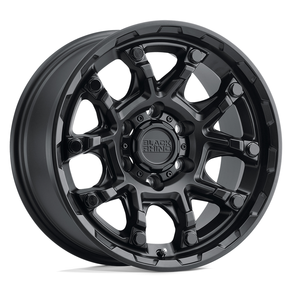 Black Rhino Hard Alloys ARK Matte Black W/ Gloss Black Bolts Wheel