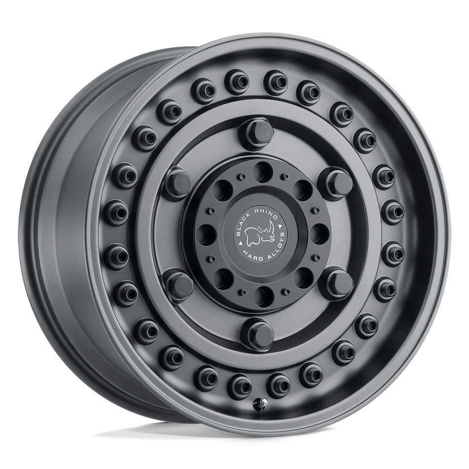Black Rhino Hard Alloys ARMORY Gun Black Wheel
