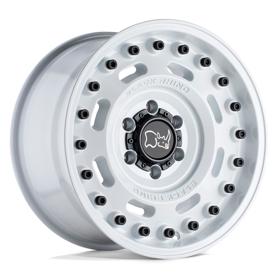 Black Rhino Hard Alloys AXLE Gloss White Wheel