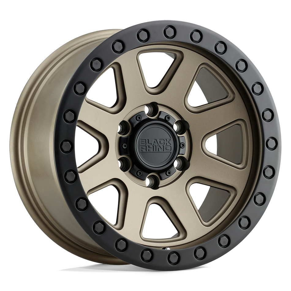 Black Rhino Hard Alloys BAKER Matte Bronze W/ Black Ring Wheel