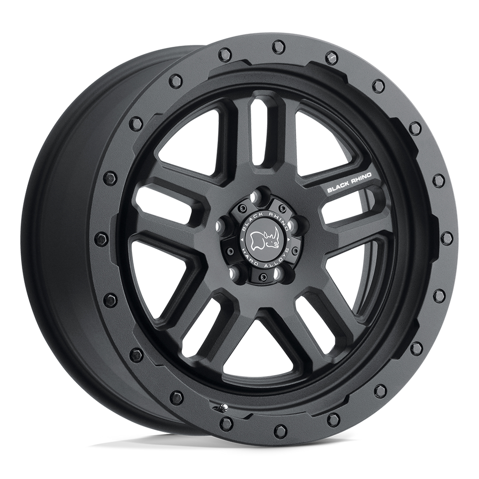 Black Rhino Hard Alloys BARSTOW Textured Matte Black Wheel