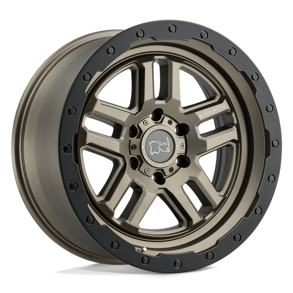 Black Rhino Hard Alloys BARSTOW Matte Bronze W/ Matte Black Ring Wheel