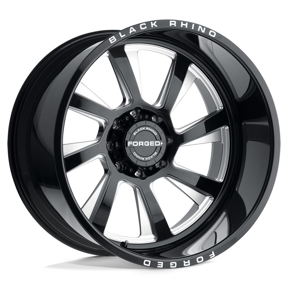 Black Rhino Hard Alloys BLASTER Gloss Black W/ Milled Spokes - Directional Wheel