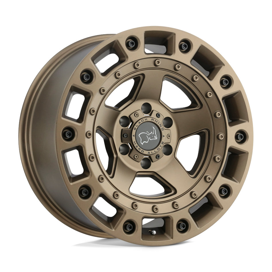 Black Rhino Hard Alloys CINCO Bronze W/ Black Bolts Wheel