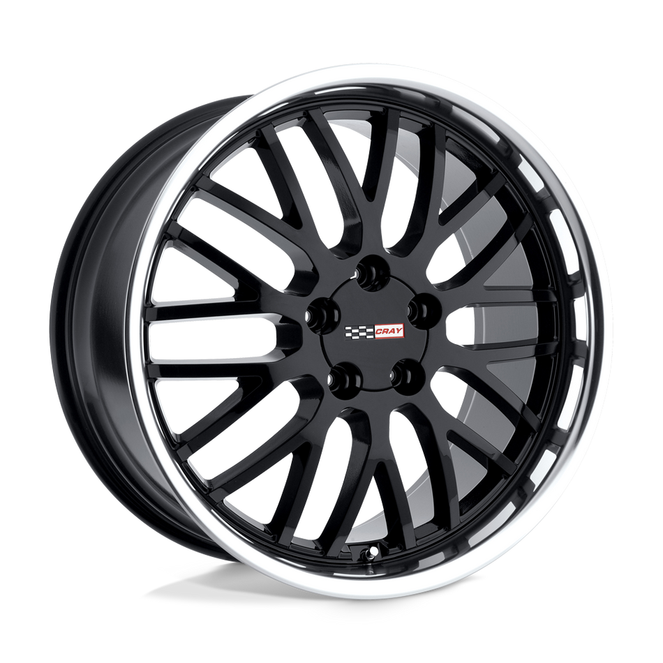 Cray MANTA Gloss Black W/ Mirror Cut Lip Wheel