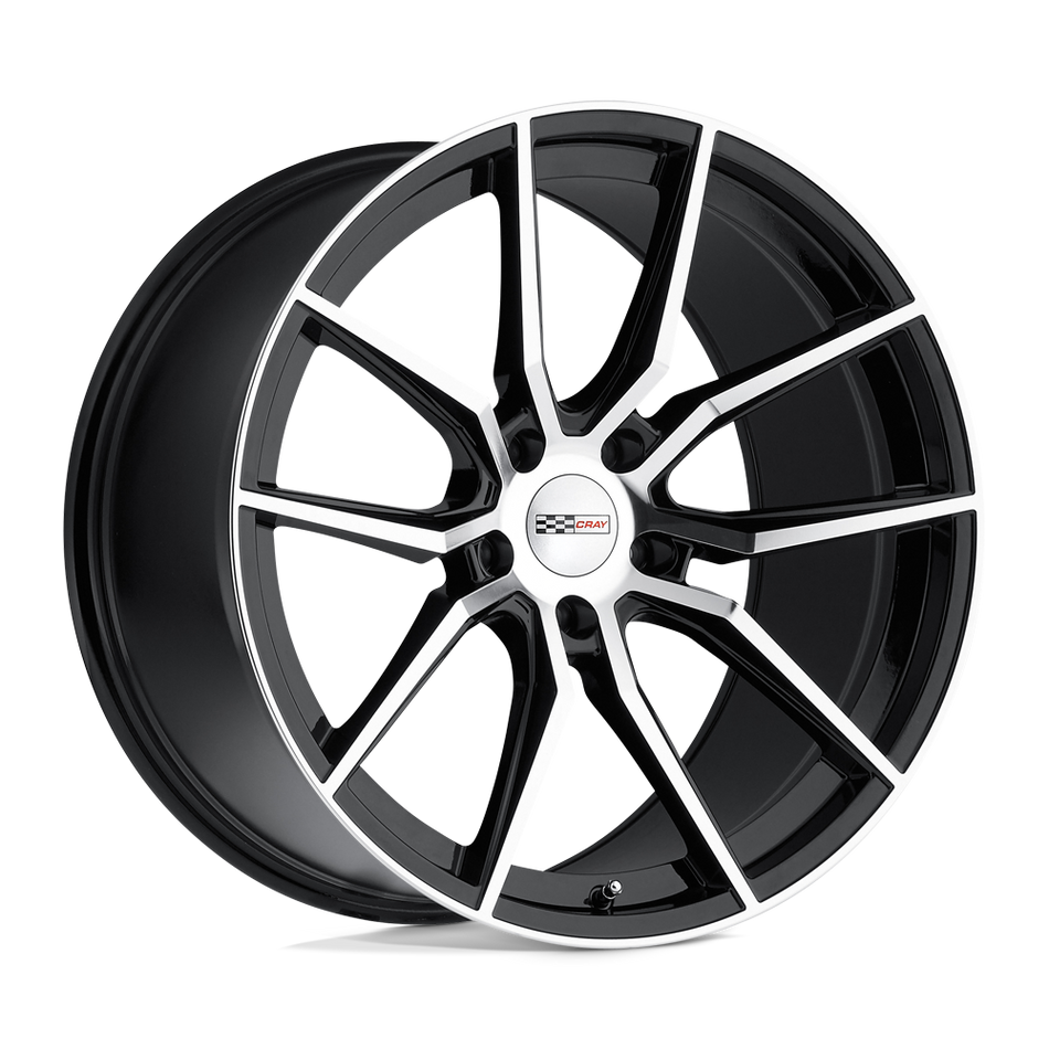 Cray SPIDER Gloss Black W/ Mirror Cut Face Wheel