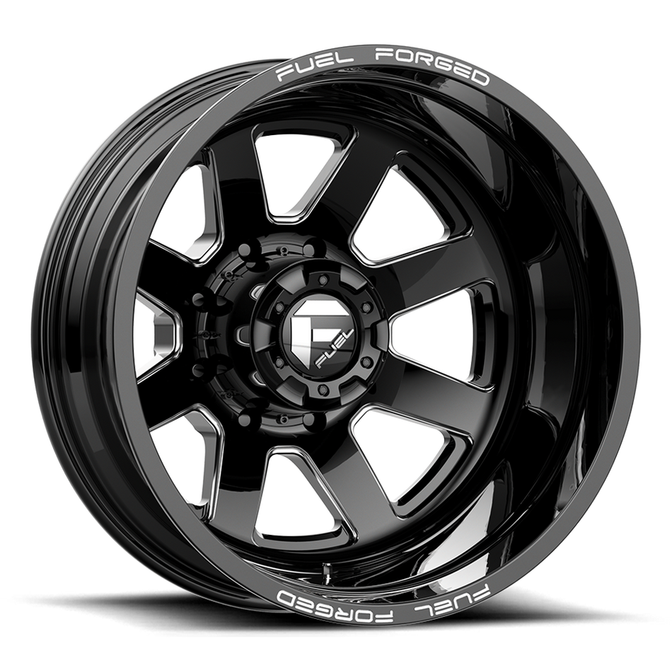 Fuel Mono DE09 FF09D Matte Black Milled Wheel