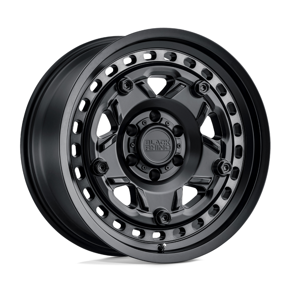 Black Rhino Hard Alloys GRANGE Matte Black W/ Machined Tint Ring Wheel