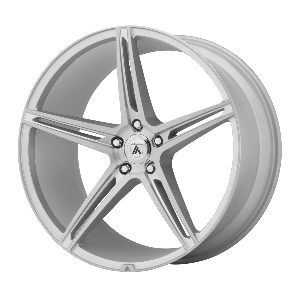 Asanti Black ABL-22 ALPHA 5 BRUSHED SILVER