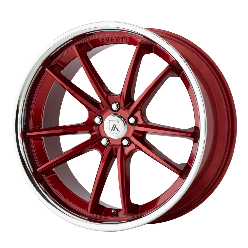 Asanti Black ABL-23 SIGMA CANDY RED W/ CHROME LIP